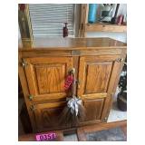 White Clad furniture oak storaage cabinet