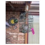 Contents of the rest of back deck: outdoor decor,