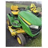 John Deere X390 rider w/ 48" deck, power lift &