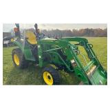 JD 2032R utility tractor w/ loader, 479 hrs, 3