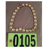 Circular gem womens necklace