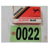 Federal Super slug 12 gauge hollow point shells