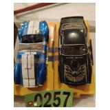 2 metal scale replica cars