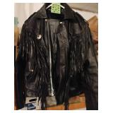 Leather Riding Jacket size Medium