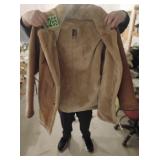 Suede and Fleece Coat size Medium