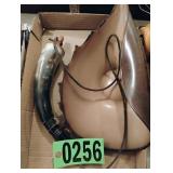 Bull horn decor dish