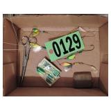 Flat of assorted hard tackle fishing lures