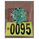 Decor glass paper weight