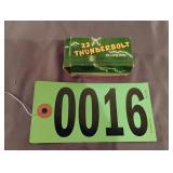 22 Thunderbolt 22 long rifle hi-speed ammo full