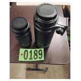 2 camera lenses Tamron AF 200-400mm and Canon