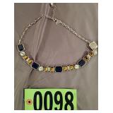 Decorative gem womens necklace