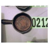 Small cast iron pan