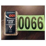 CCI Stinger 22LR hollow point ammo full box