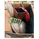 Box of pots and pans