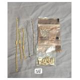 Extra clasps, jump rings, extenders