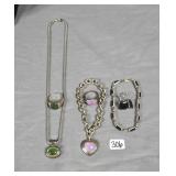 Various marked 925 sterling silver sets featuring