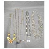 (5) statement piece necklaces