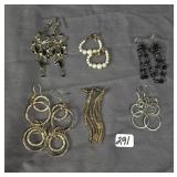 Assorted dangle earrings