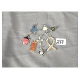 Assorted necklace pendants