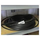 Black plastic tubing