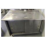 48in x 30in Stainless Steel storage cabinet