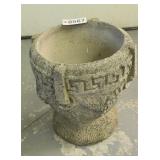 Cement ornamental urn