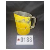 Vintage metal sifter