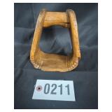 Primitive wooden press - kraut, cheese, or