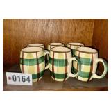 Blair "Gay Plaid" dinnerware from Replacements,