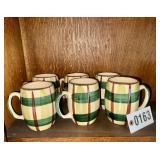 Blair "Gay Plaid" dinnerware from Replacements,