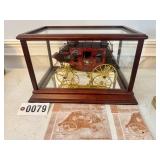 Wells Fargo stage coach replica display in