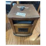 Electric heater with remote