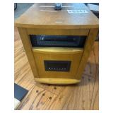 Electric heater with remote