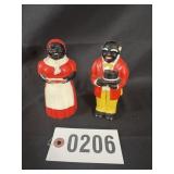 Vintage black Americana plastic figures