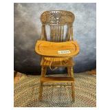Oak high chair