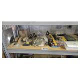 Assorted hand toolsand hardware