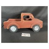 Primitive wooden Christmas tree truck