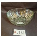Pressed glass 10.5 " serving pedestal bowl