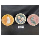 (3) Norman Rockwell Christmas plates: 1976 -No.