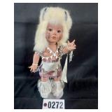 Porcelain Claire Marie "White Buffalo" doll with