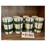 Blair "Gay Plaid" dinnerware from Replacements,
