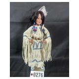 J. Belle Native American doll - vinyl and cloth,