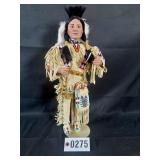 J. Belle Native American doll - vinyl and cloth,