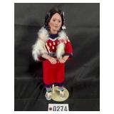 J. Belle Native American doll - vinyl and cloth,