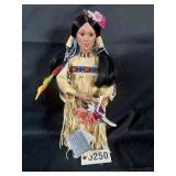Vintage Native American dolls, vinyl heads and