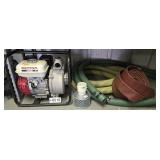 Honda WB20x GX120 transfer pump and assorted