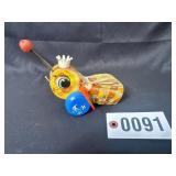 Vintage Fisher Price wooden "Queen Buzzy Bee"