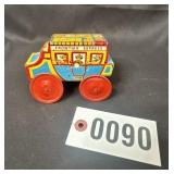 Vintage tin Frontier Express wind-up toy