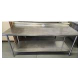 78in x 30in Stainless Steel prep table