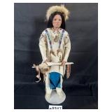Vintage Native American dolls, vinyl heads and